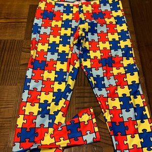 Autism workout leggings